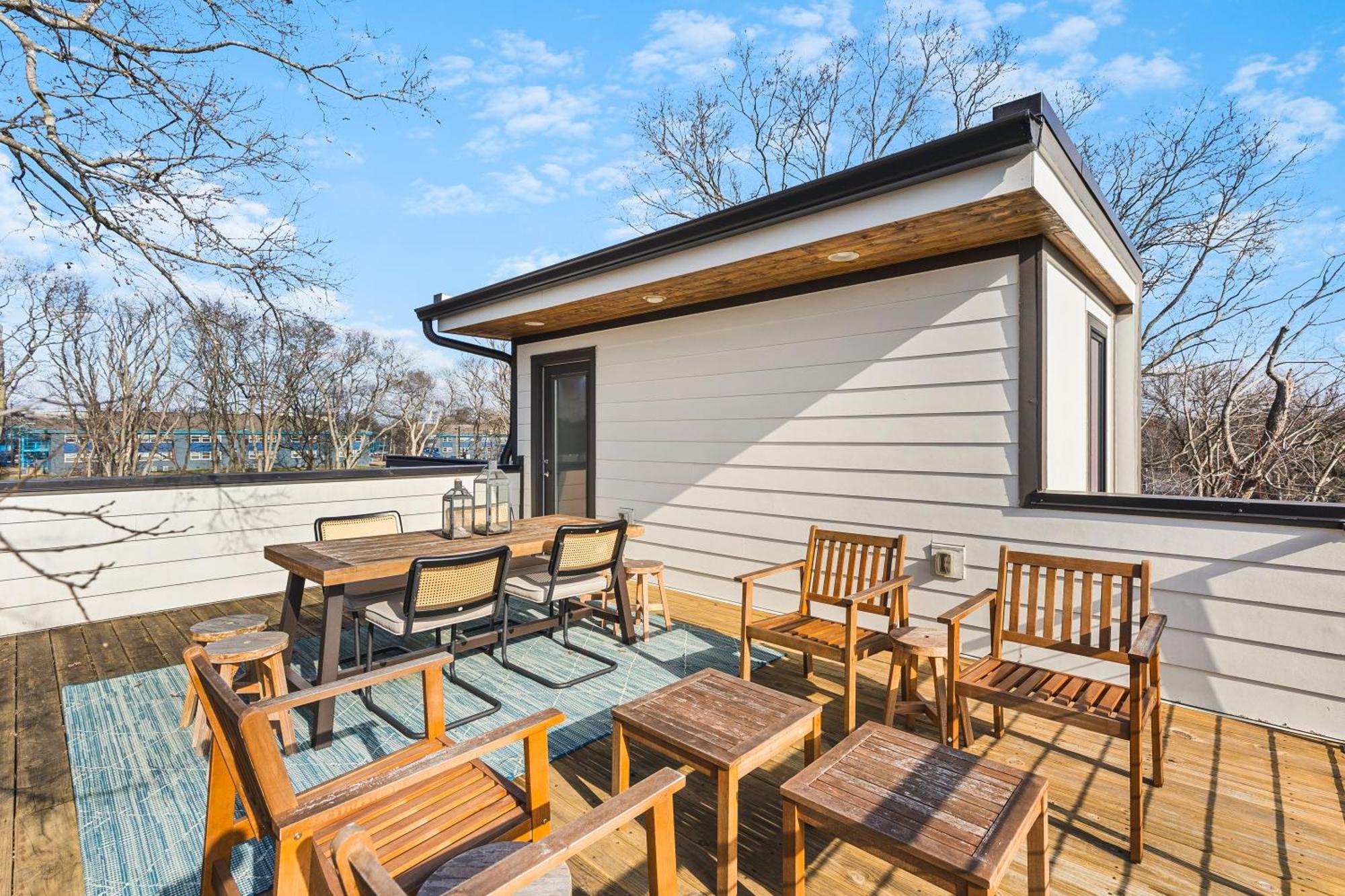Modern Luxury Rooftop Deck, 3 Mi To Downtown 내슈빌 외부 사진